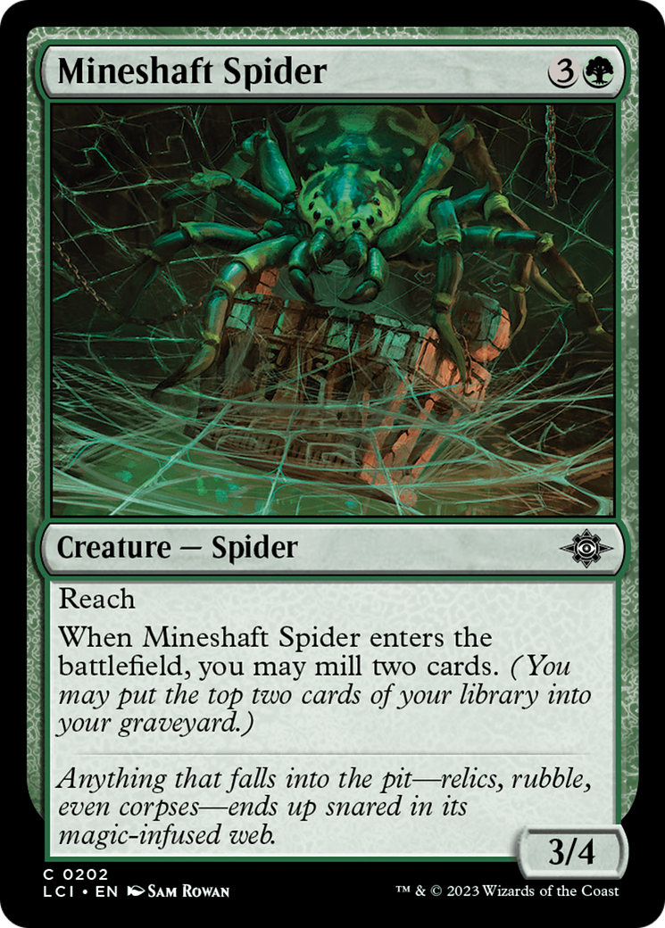 Mineshaft Spider [The Lost Caverns of Ixalan] | Rock City Comics