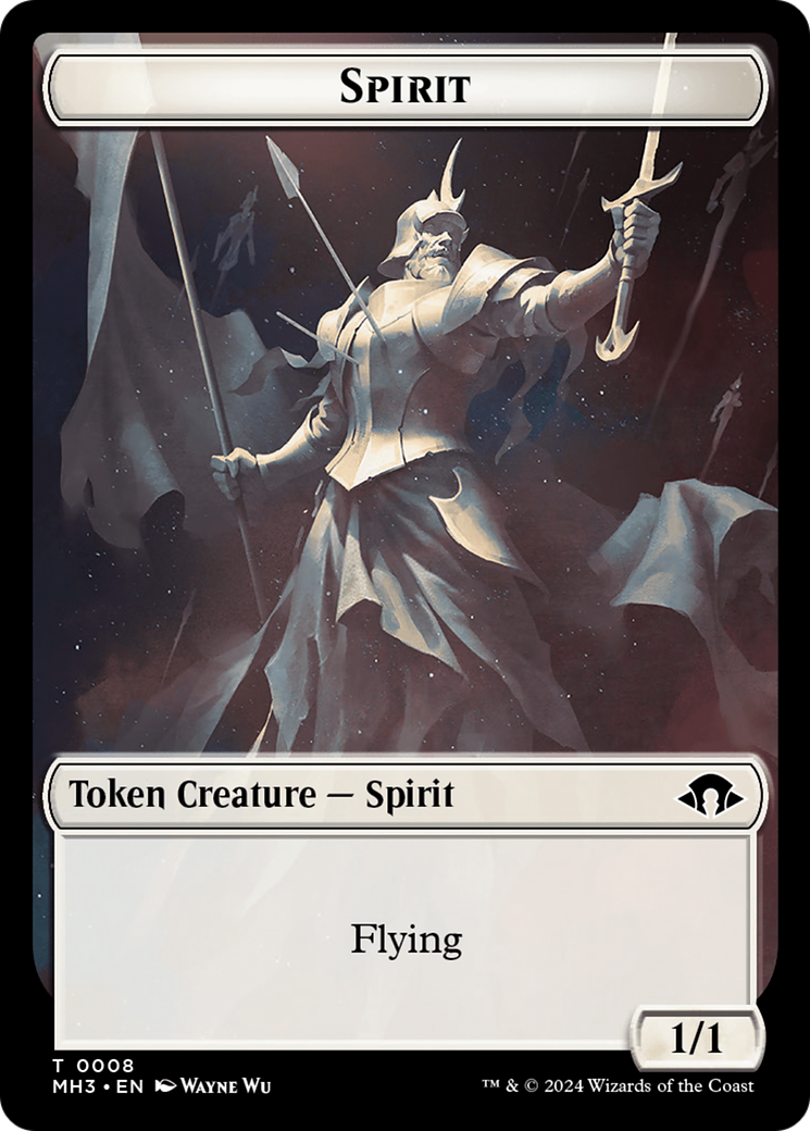 Eldrazi Spawn // Spirit (0008) Double-Sided Token [Modern Horizons 3 Tokens] | Rock City Comics