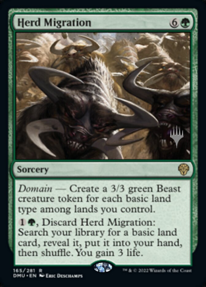 Herd Migration (Promo Pack) [Dominaria United Promos] | Rock City Comics