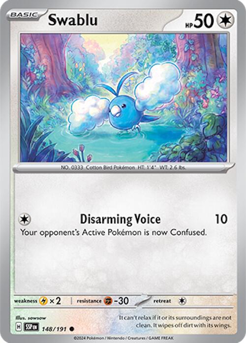 Swablu (148/191) [Scarlet & Violet: Surging Sparks] | Rock City Comics