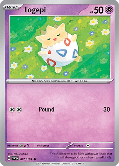 Togepi (070/191) [Scarlet & Violet: Surging Sparks] | Rock City Comics