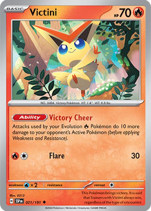 Victini (021/191) [Scarlet & Violet: Surging Sparks] | Rock City Comics