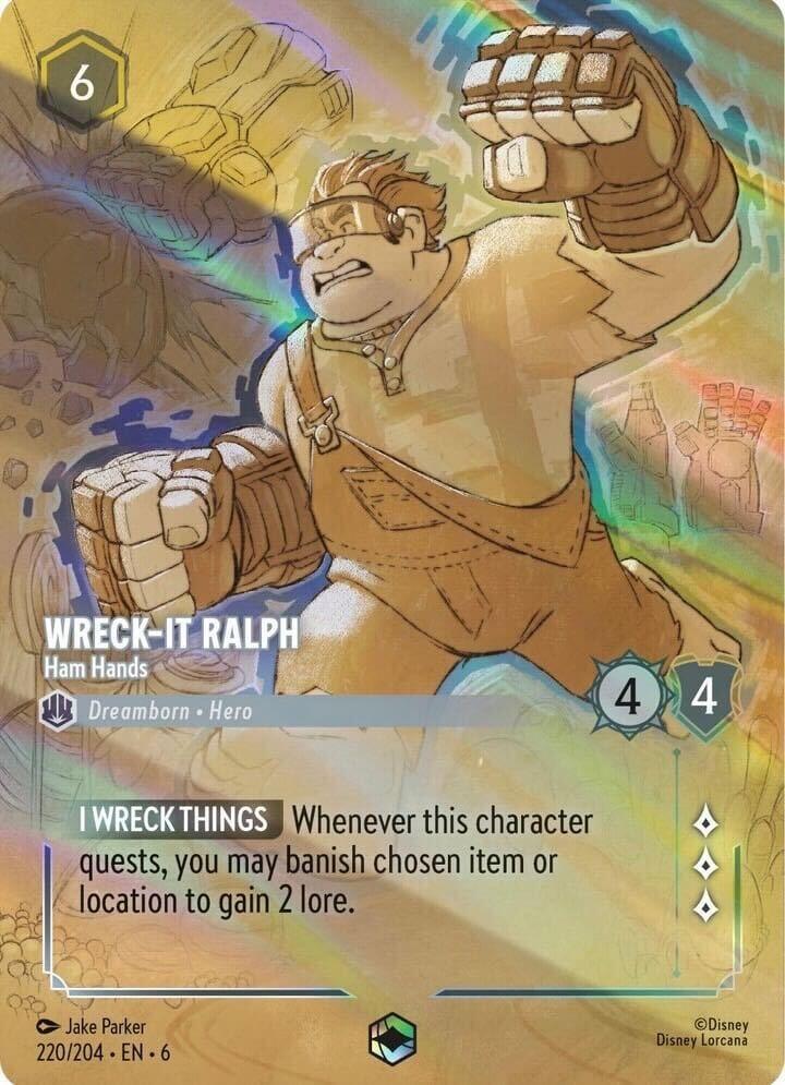 Wreck-It Ralph - Ham Hands (Enchanted) (220/204) [Azurite Sea] | Rock City Comics