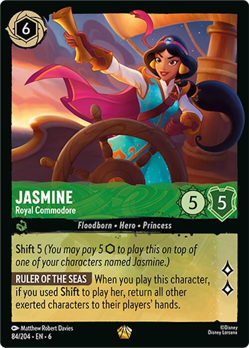 Jasmine - Royal Commodore (84/204) [Azurite Sea] | Rock City Comics