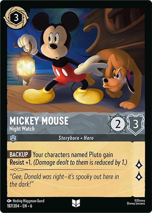 Mickey Mouse - Night Watch (187/204) [Azurite Sea] | Rock City Comics
