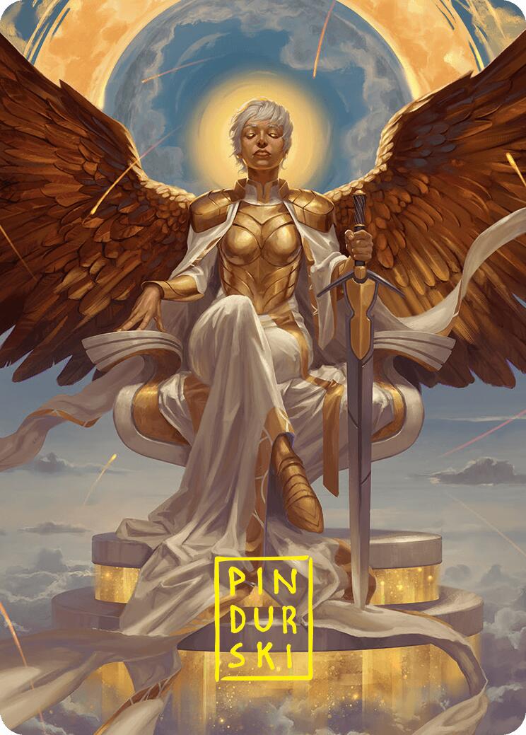 Herald of Eternal Dawn Art Card (27/54) (Gold-Stamped Signature) [Foundations Art Series] | Rock City Comics