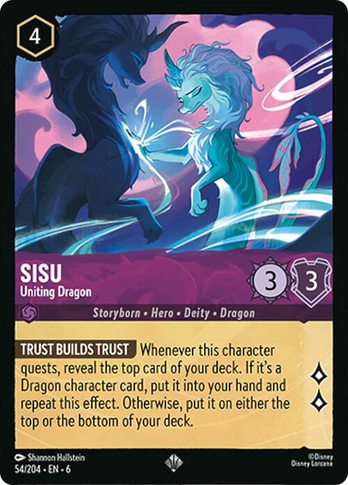 Sisu - Uniting Dragon (54/204) [Azurite Sea] | Rock City Comics