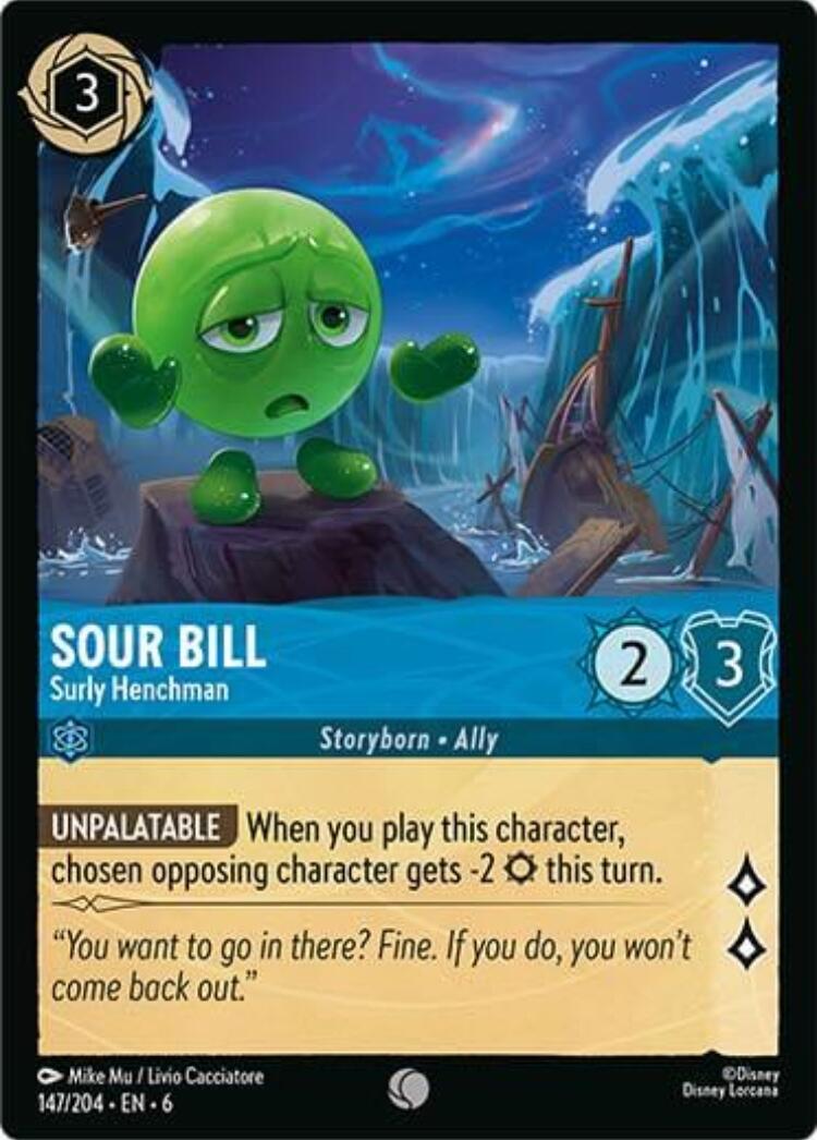 Sour Bill - Surly Henchman (147/204) [Azurite Sea] | Rock City Comics
