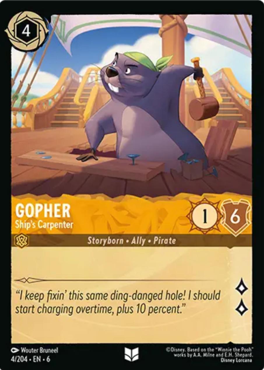 Gopher - Ship's Carpenter (4/204) [Azurite Sea] | Rock City Comics