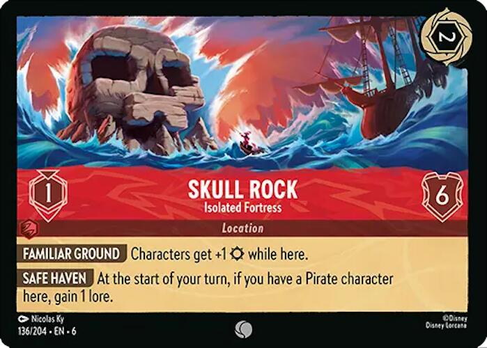 Skull Rock - Isolated Fortress (136/204) [Azurite Sea] | Rock City Comics