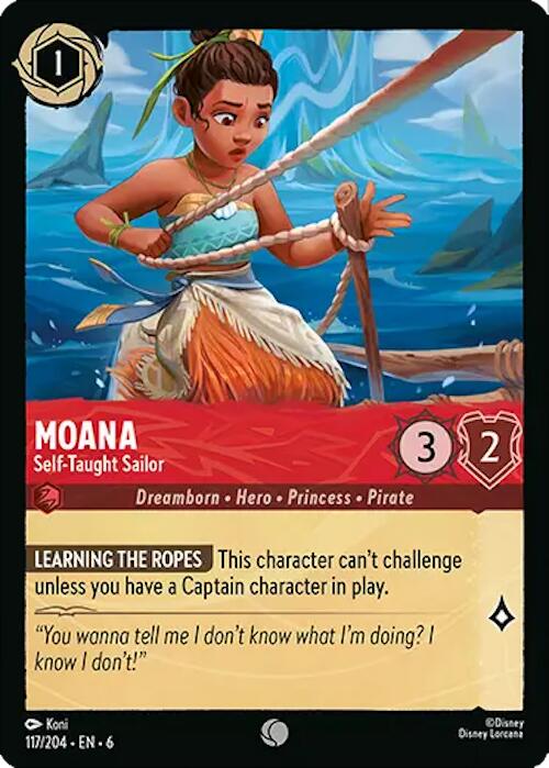 Moana - Self-Taught Sailor (117/204) [Azurite Sea] | Rock City Comics