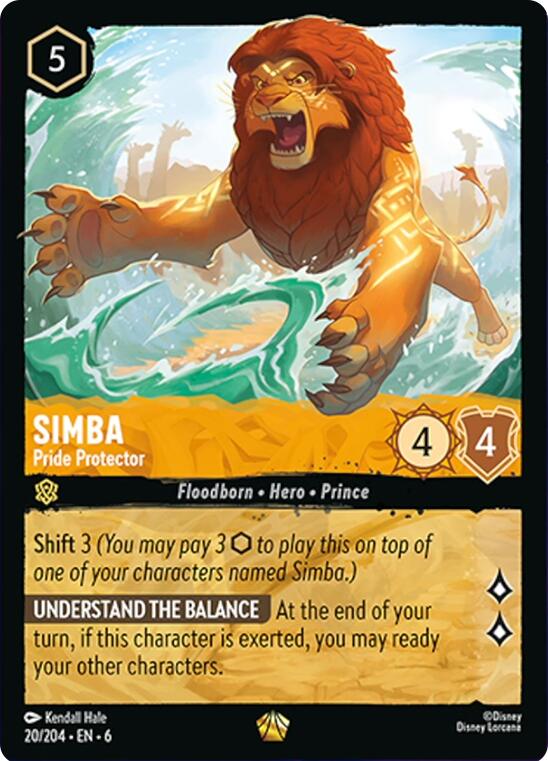 Simba - Pride Protector (20/204) [Azurite Sea] | Rock City Comics