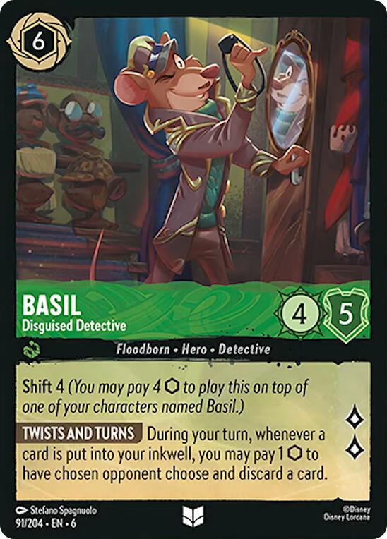 Basil - Disguised Detective (91/204) [Azurite Sea] | Rock City Comics