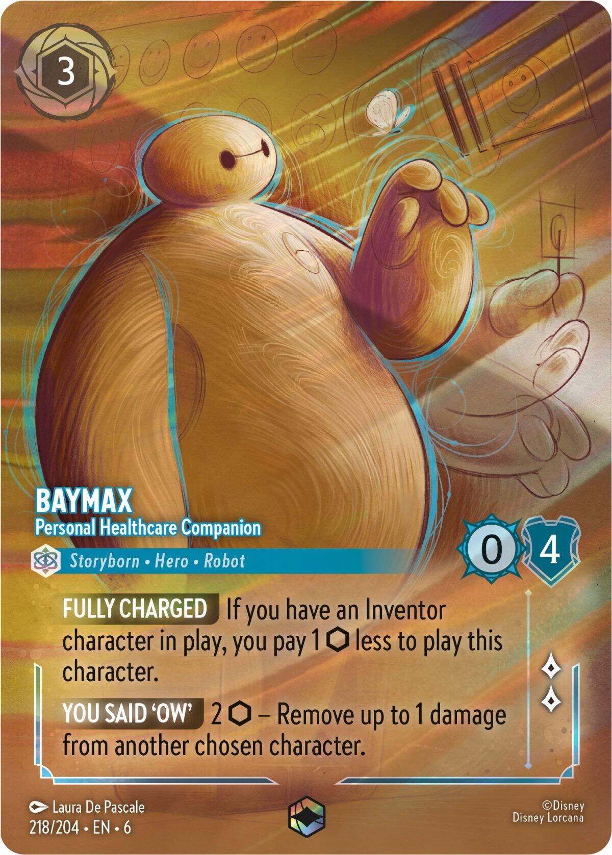 Baymax - Personal Healthcare Companion (Enchanted) (218/204) [Azurite Sea] | Rock City Comics