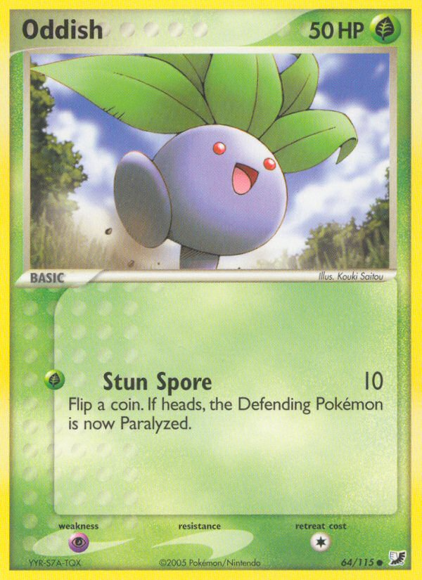 Oddish (64/115) [EX: Unseen Forces] | Rock City Comics