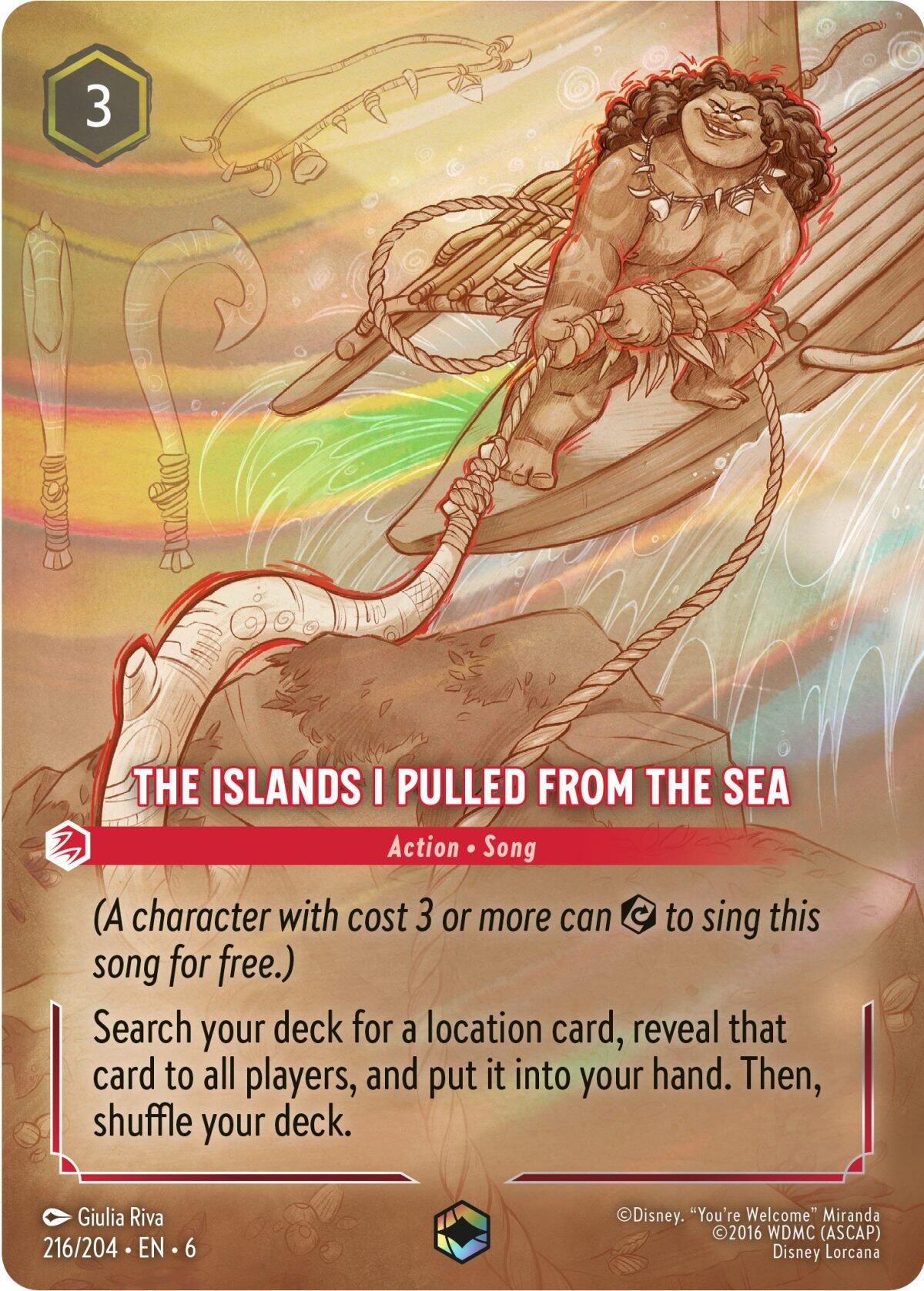 The Islands I Pulled From The Sea (Enchanted) (216/204) [Azurite Sea] | Rock City Comics