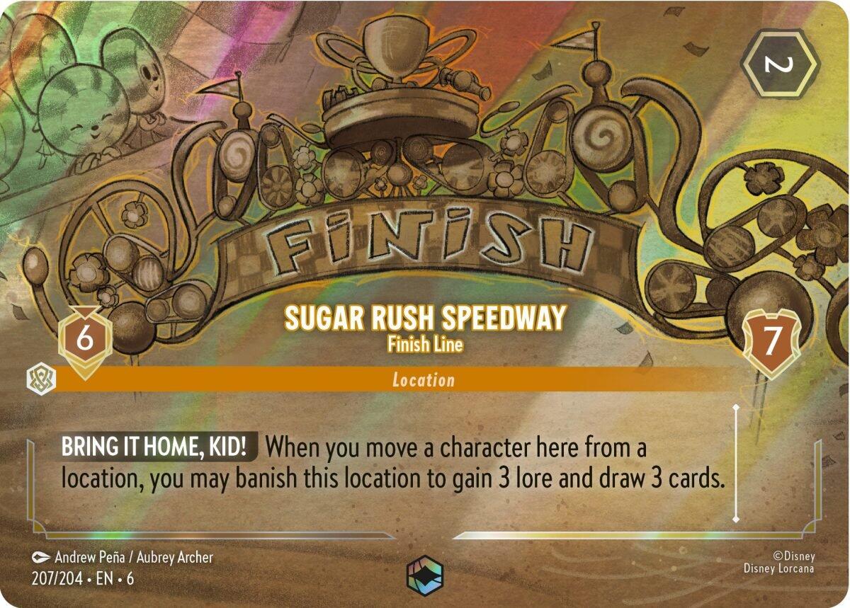 Sugar Rush Speedway - Finish Line (Enchanted) (207/204) [Azurite Sea] | Rock City Comics