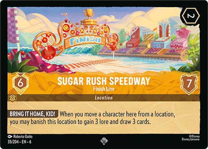 Sugar Rush Speedway - Finish Line (35/204) [Azurite Sea] | Rock City Comics