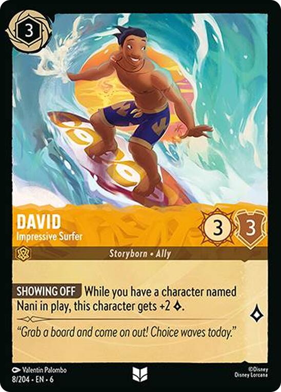 David - Impressive Surfer (8/204) [Azurite Sea] | Rock City Comics