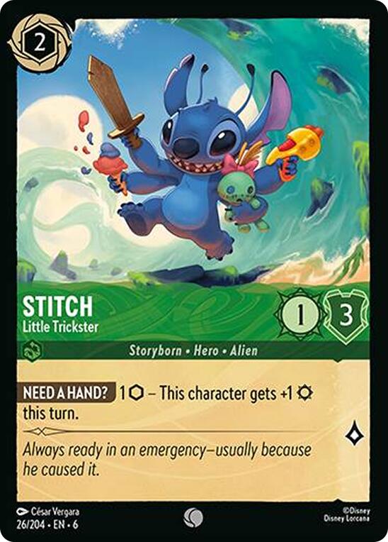 Stitch - Little Trickster (26/204) [Azurite Sea] | Rock City Comics
