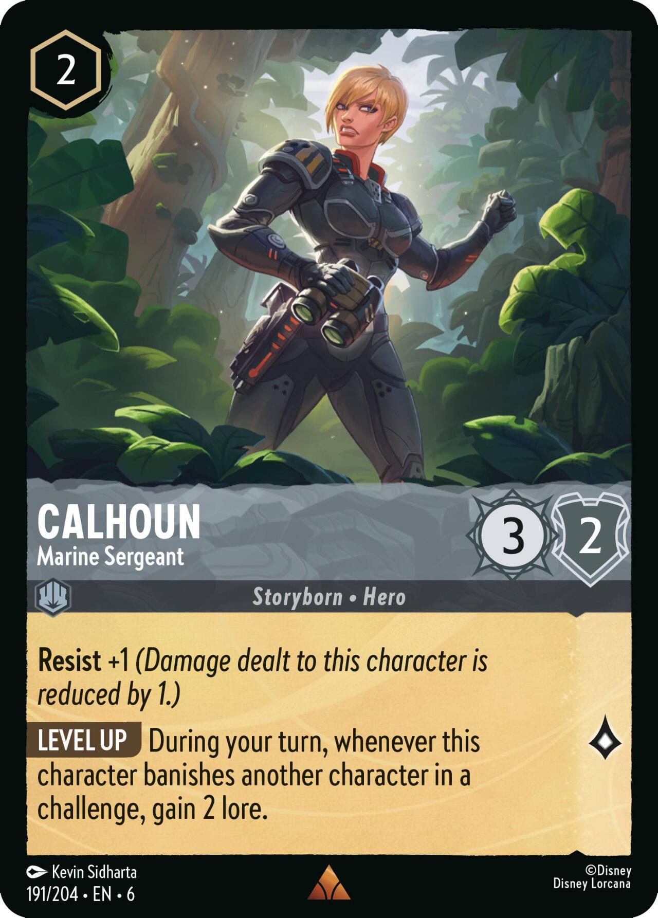 Calhoun - Marine Sergeant (191/204) [Azurite Sea] | Rock City Comics