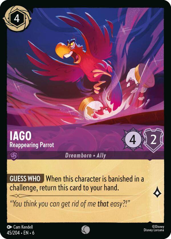 Iago - Reappearing Parrot (45/204) [Azurite Sea] | Rock City Comics