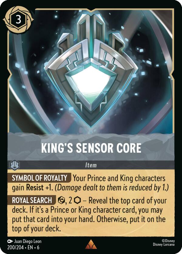 King's Sensor Core (200/204) [Azurite Sea] | Rock City Comics