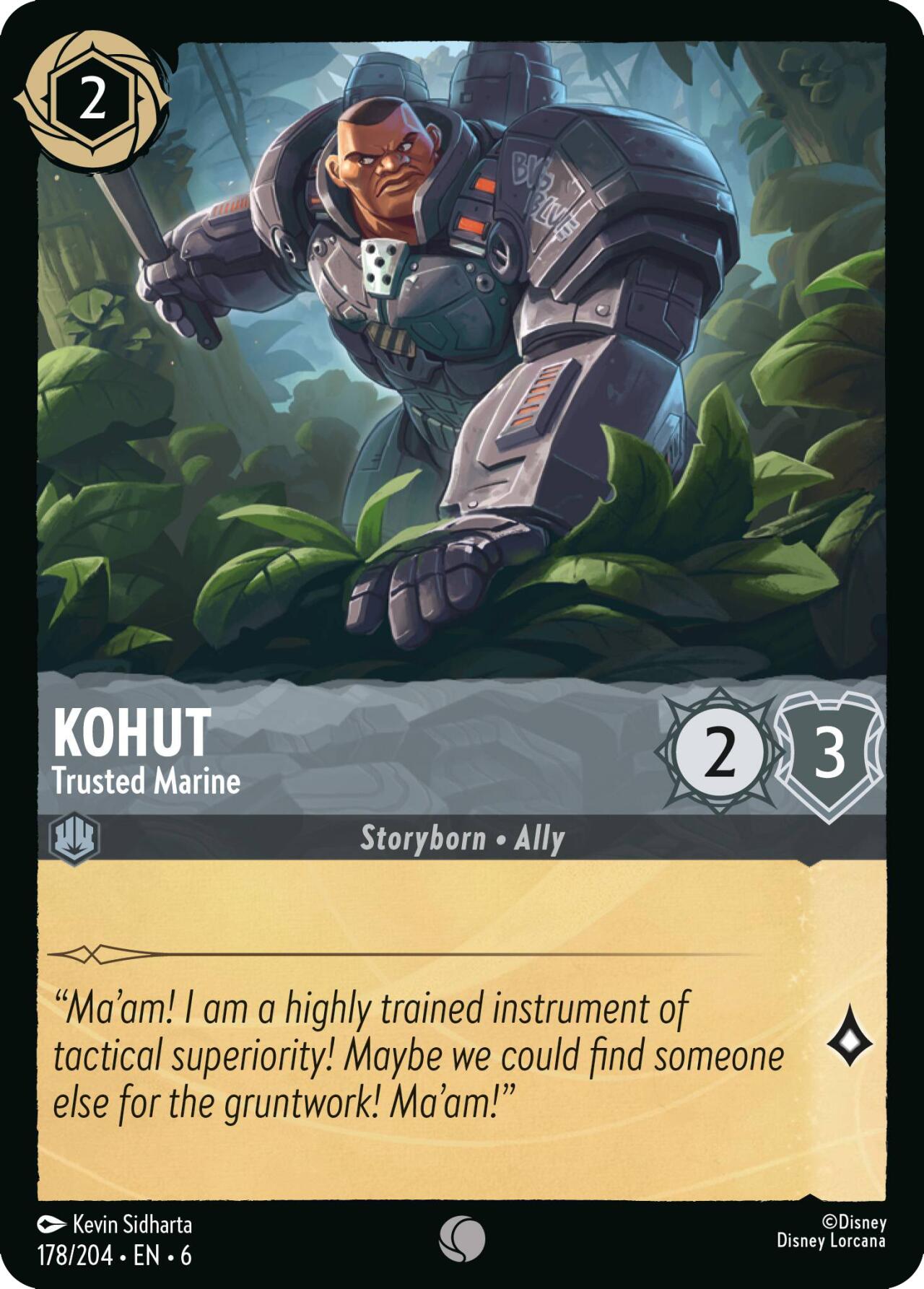 Kohut - Trusted Marine (178/204) [Azurite Sea] | Rock City Comics