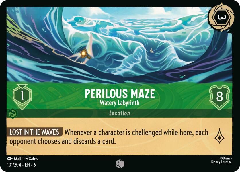 Perilous Maze - Watery Labyrinth (101/204) [Azurite Sea] | Rock City Comics