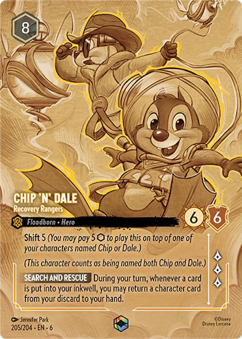Chip 'n' Dale - Recovery Rangers (Enchanted) (205/204) [Azurite Sea] | Rock City Comics