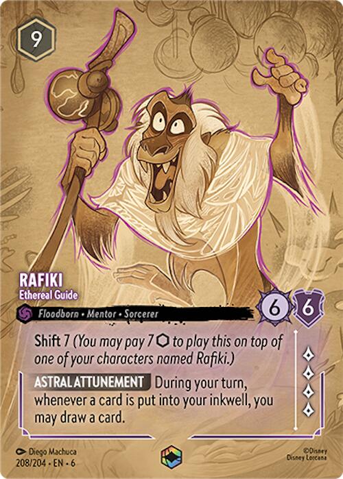 Rafiki - Ethereal Guide (Enchanted) (208/204) [Azurite Sea] | Rock City Comics