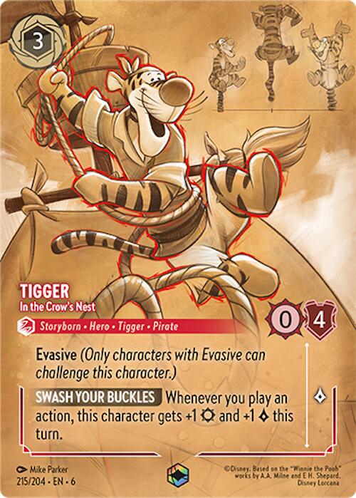 Tigger - In the Crow's Nest (Enchanted) (215/204) [Azurite Sea] | Rock City Comics