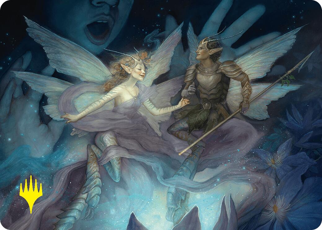 Faebloom Trick Art Card (6/54) (Gold-Stamped Signature) [Foundations Art Series] | Rock City Comics