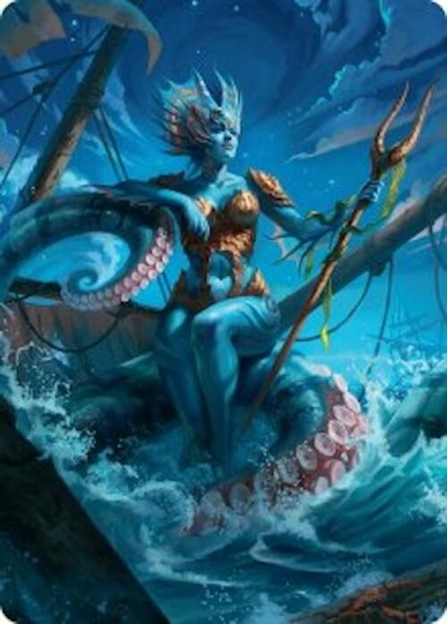 Kiora, the Rising Tide Art Card (30/54) [Foundations Art Series] | Rock City Comics