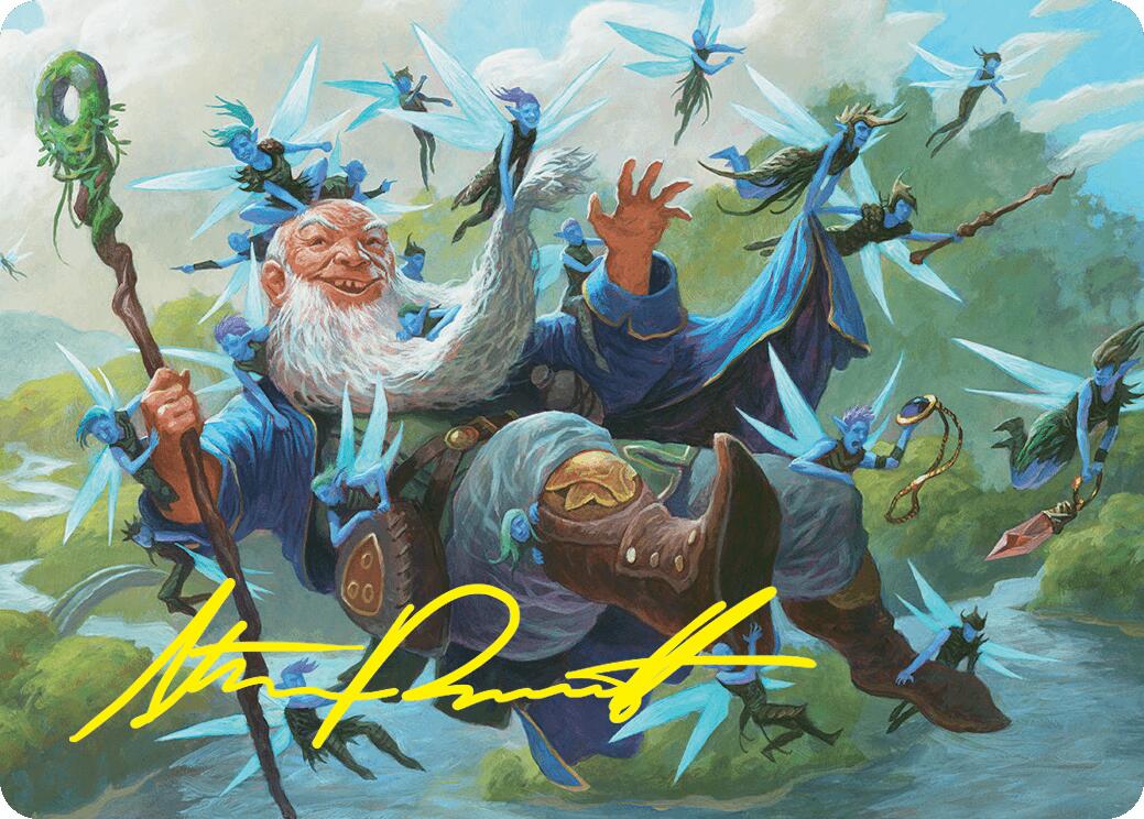 Mischievous Mystic Art Card (7/54) (Gold-Stamped Signature) [Foundations Art Series] | Rock City Comics