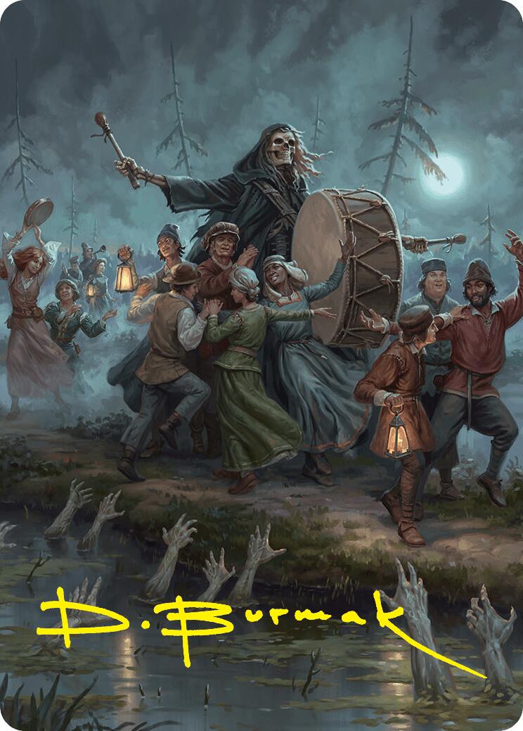 Blasphemous Edict Art Card (35/54) (Gold-Stamped Signature) [Foundations Art Series] | Rock City Comics