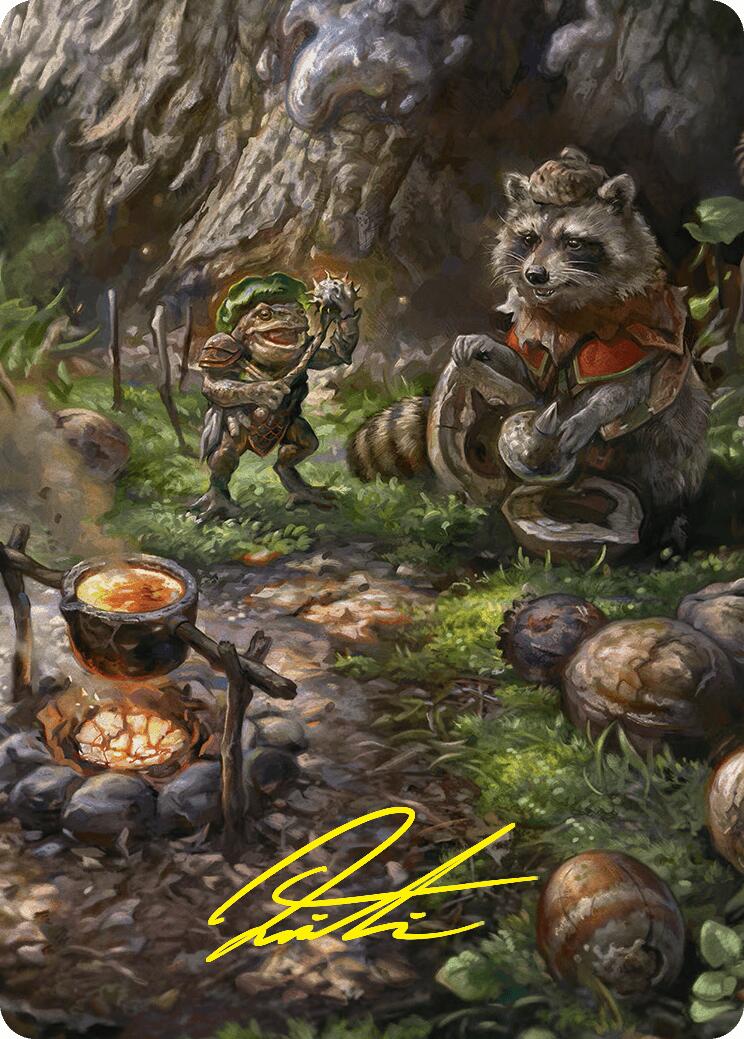 Sylvan Scavenging Art Card (46/54) (Gold-Stamped Signature) [Foundations Art Series] | Rock City Comics