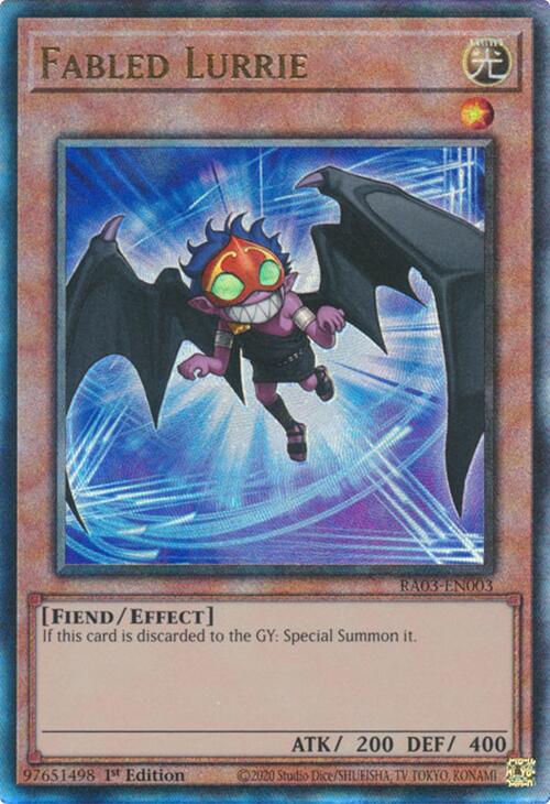 Fabled Lurrie (UTR) [RA03-EN003] Prismatic Ultimate Rare | Rock City Comics