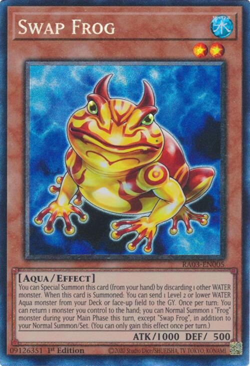 Swap Frog (CR) [RA03-EN005] Prismatic Collector's Rare | Rock City Comics