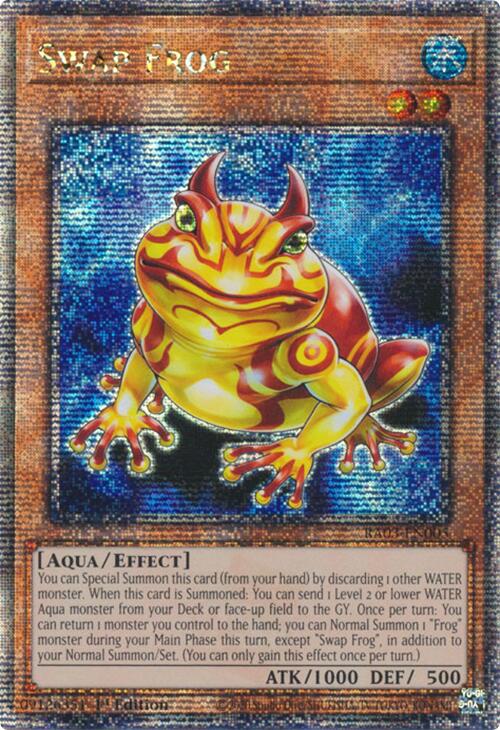 Swap Frog (Quarter Century Secret Rare) [RA03-EN005] Quarter Century Secret Rare | Rock City Comics