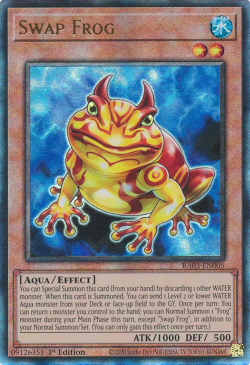 Swap Frog (UTR) [RA03-EN005] Prismatic Ultimate Rare | Rock City Comics