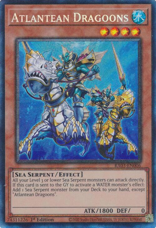 Atlantean Dragoons (CR) [RA03-EN006] Prismatic Collector's Rare | Rock City Comics