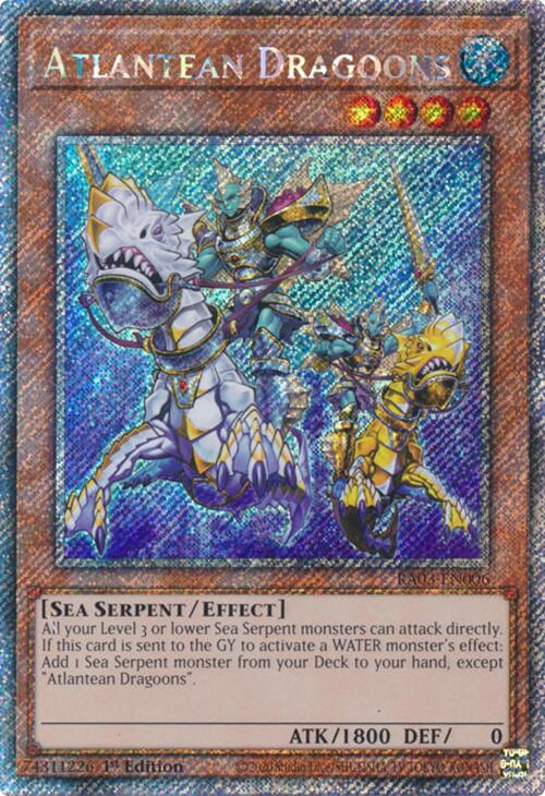 Atlantean Dragoons (Platinum Secret Rare) [RA03-EN006] Platinum Secret Rare | Rock City Comics