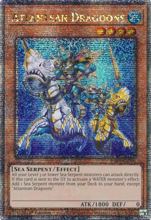 Atlantean Dragoons (Quarter Century Secret Rare) [RA03-EN006] Quarter Century Secret Rare | Rock City Comics