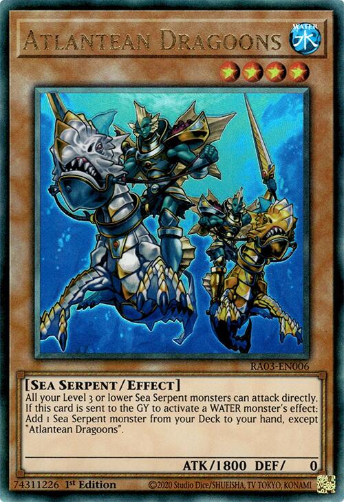 Atlantean Dragoons (UTR) [RA03-EN006] Prismatic Ultimate Rare | Rock City Comics