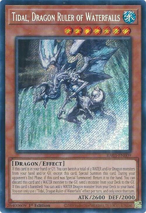 Tidal, Dragon Ruler of Waterfalls (Secret Rare) [RA03-EN009] Secret Rare | Rock City Comics