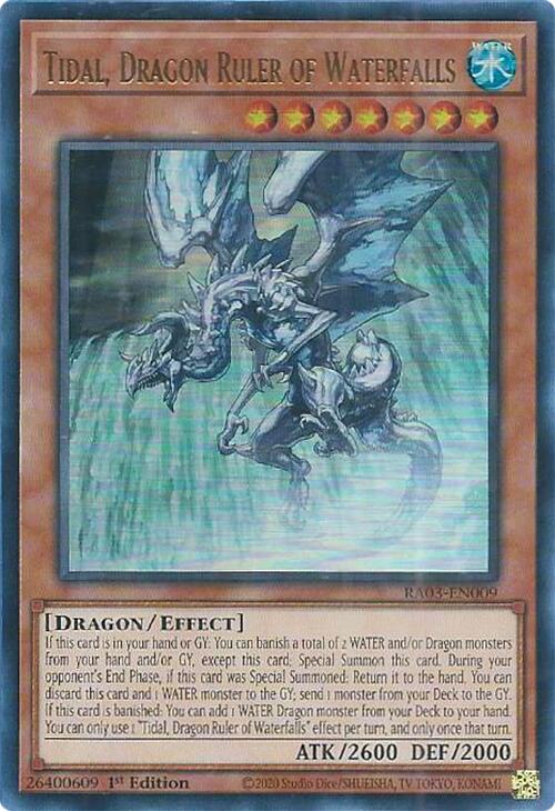 Tidal, Dragon Ruler of Waterfalls (UR) [RA03-EN009] Ultra Rare | Rock City Comics