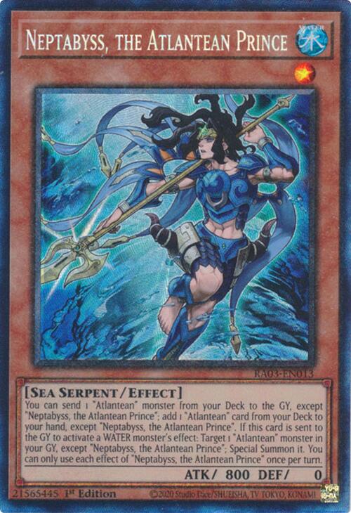 Neptabyss, the Atlantean Prince (CR) [RA03-EN013] Prismatic Collector's Rare | Rock City Comics