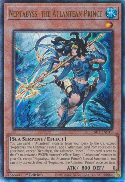 Neptabyss, the Atlantean Prince (UTR) [RA03-EN013] Prismatic Ultimate Rare | Rock City Comics