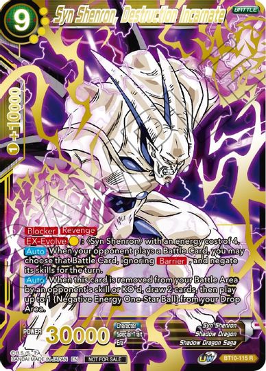 Syn Shenron, Destruction Incarnate (Alternate Art) (BT10-115) [Tournament Promotion Cards] | Rock City Comics